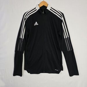 Adidas Mens Aeroready Zip Up Jacket Black Sz Small